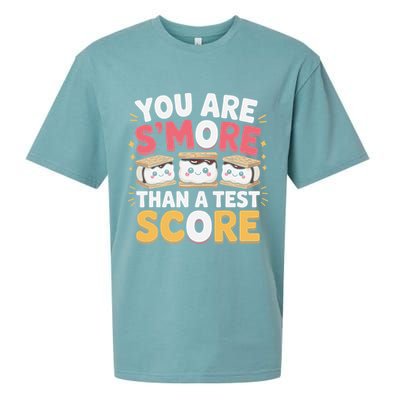 You Are Smore Than A Test Score Test Day Teacher Sueded Cloud Jersey T-Shirt