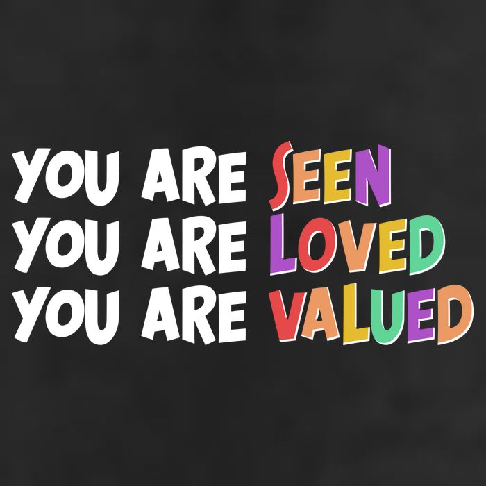 You Are Seen Loved Valued Cool Comfort Performance Bucket Hat