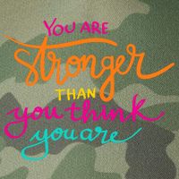 You Are Stronger Than You Think You Are Positive Quote Legacy Tie Dye Trucker Hat