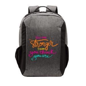 You Are Stronger Than You Think You Are Positive Quote Vector Backpack