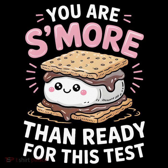 You Are Smore Than Ready For This Test Day Teacher Flexfit Unipanel Trucker Cap
