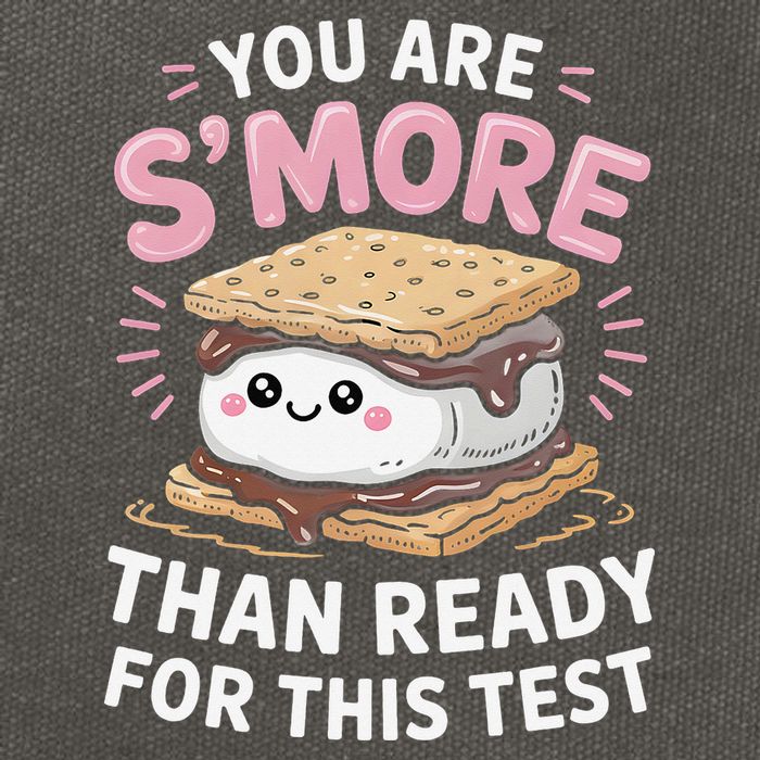 You Are Smore Than Ready For This Test Day Teacher Cotton Canvas Backpack