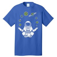 Yoga Astronaut Space Planets Autism Awareness Funny Gift For Mom Funny Gift Tall T-Shirt