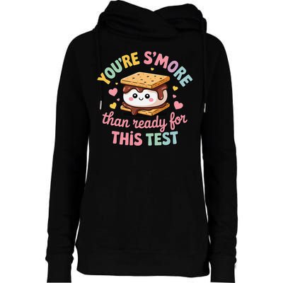You Are Smore Than A Test Score State Test Day Teacher Womens Funnel Neck Pullover Hood