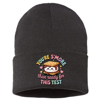 You Are Smore Than A Test Score State Test Day Teacher Sustainable Knit Beanie