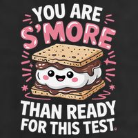 You Are Smore Than Ready For This Test Day Teacher Garment-Dyed Fleece Hoodie