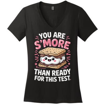 You Are Smore Than Ready For This Test Day Teacher Women's V-Neck T-Shirt