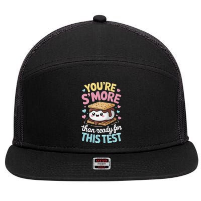 You Are Smore Than A Test Score State Test Day Teacher 7 Panel Mesh Trucker Snapback Hat
