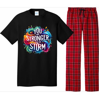 You Are Stronger Than The Storm Pajama Set