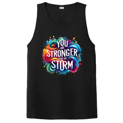 You Are Stronger Than The Storm PosiCharge Competitor Tank