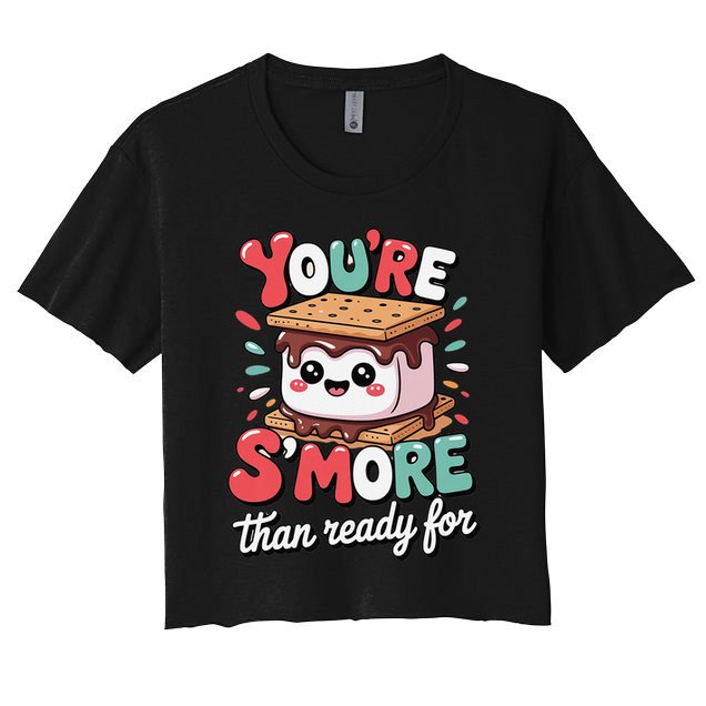 You Are Smore Than A Test Score State Teacher Funny Crop Top