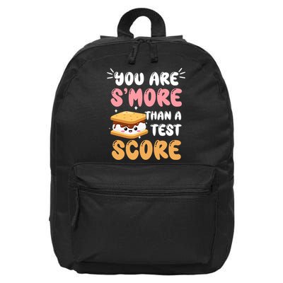 You Are S'more Than Ready For This Test Test Day Teacher  16 in Basic Backpack