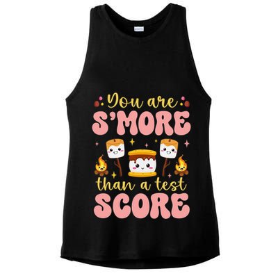 You Are Smore Than Ready For This Test Test Day Teacher 1 Gift Ladies PosiCharge Tri-Blend Wicking Tank