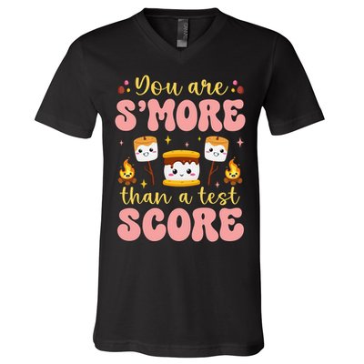You Are Smore Than Ready For This Test Test Day Teacher 1 Gift V-Neck T-Shirt