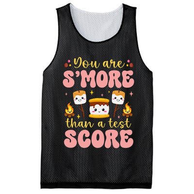 You Are Smore Than Ready For This Test Test Day Teacher 1 Gift Mesh Reversible Basketball Jersey Tank