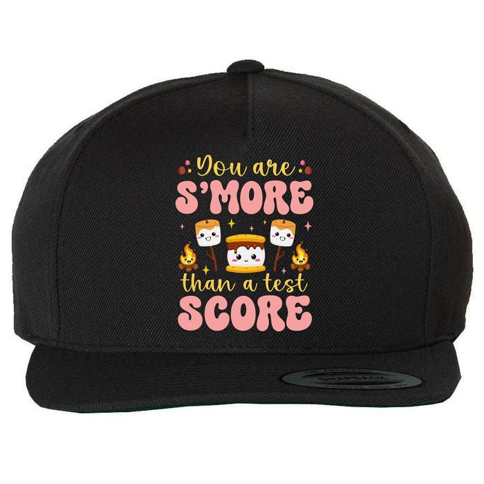 You Are Smore Than Ready For This Test Test Day Teacher 1 Gift Wool Snapback Cap