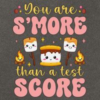 You Are Smore Than Ready For This Test Test Day Teacher 1 Gift Cotton Canvas Backpack