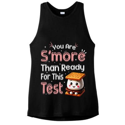 You Are Smore Than Ready For This Test Testing Day Teacher Ladies PosiCharge Tri-Blend Wicking Tank