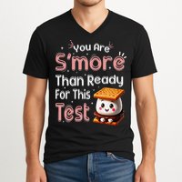 You Are Smore Than Ready For This Test Testing Day Teacher V-Neck T-Shirt