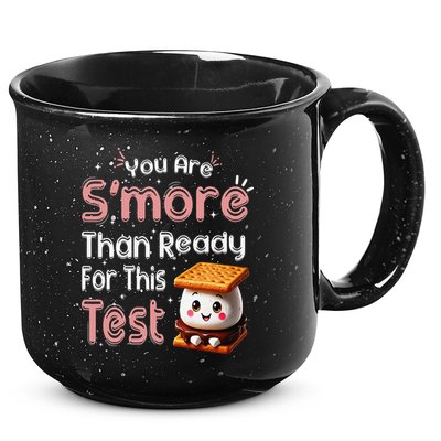 You Are Smore Than Ready For This Test Testing Day Teacher 15oz Campfire Ceramic Mug