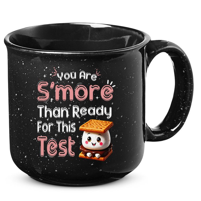 You Are Smore Than Ready For This Test Testing Day Teacher 15oz Campfire Ceramic Mug