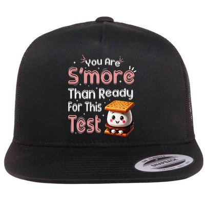 You Are Smore Than Ready For This Test Testing Day Teacher Flatbill Hat