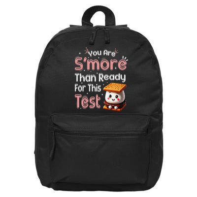 You Are Smore Than Ready For This Test Testing Day Teacher 16 in Basic Backpack