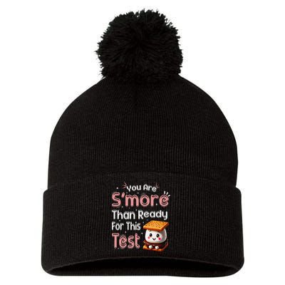 You Are Smore Than Ready For This Test Testing Day Teacher Pom Pom 12in Knit Beanie
