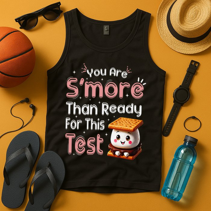 You Are Smore Than Ready For This Test Testing Day Teacher Tank Top