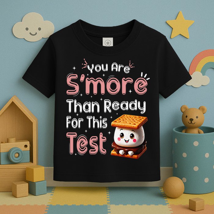 You Are Smore Than Ready For This Test Testing Day Teacher Toddler T-Shirt