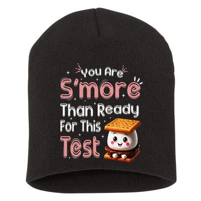 You Are Smore Than Ready For This Test Testing Day Teacher Short Acrylic Beanie