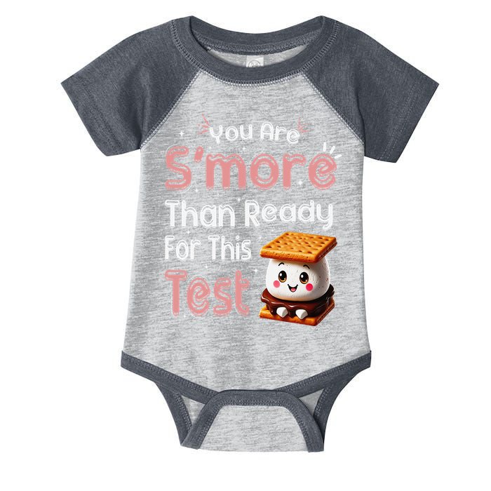 You Are Smore Than Ready For This Test Testing Day Teacher Infant Baby Jersey Bodysuit