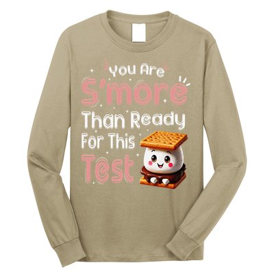 You Are Smore Than Ready For This Test Testing Day Teacher Long Sleeve Shirt