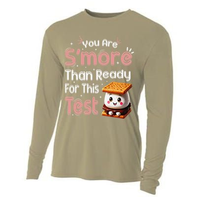 You Are Smore Than Ready For This Test Testing Day Teacher Cooling Performance Long Sleeve Crew