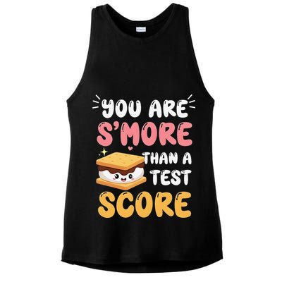 You Are Smore Than A Test Score State Test Day Teacher Ladies PosiCharge Tri-Blend Wicking Tank