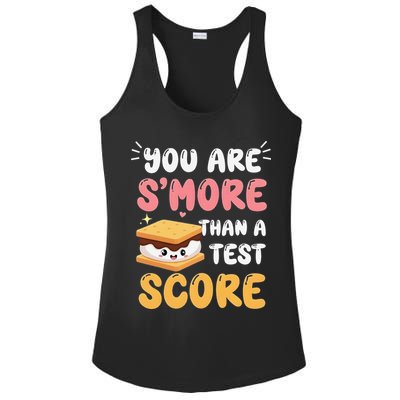 You Are Smore Than A Test Score State Test Day Teacher Ladies PosiCharge Competitor Racerback Tank