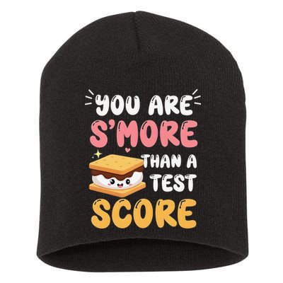 You Are Smore Than A Test Score State Test Day Teacher Short Acrylic Beanie