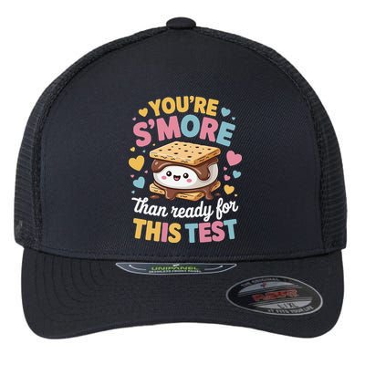You Are Smore Than Ready For This Test Test Day Teacher Flexfit Unipanel Trucker Cap