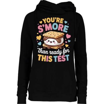 You Are Smore Than Ready For This Test Test Day Teacher Womens Funnel Neck Pullover Hood