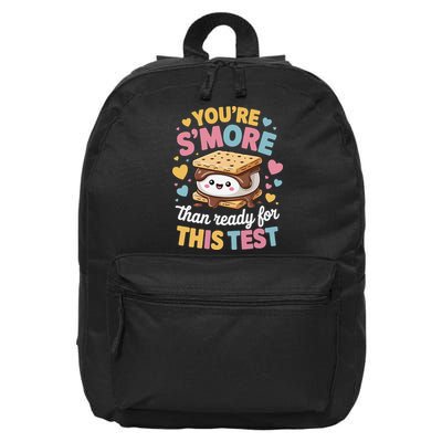You Are Smore Than Ready For This Test Test Day Teacher 16 in Basic Backpack