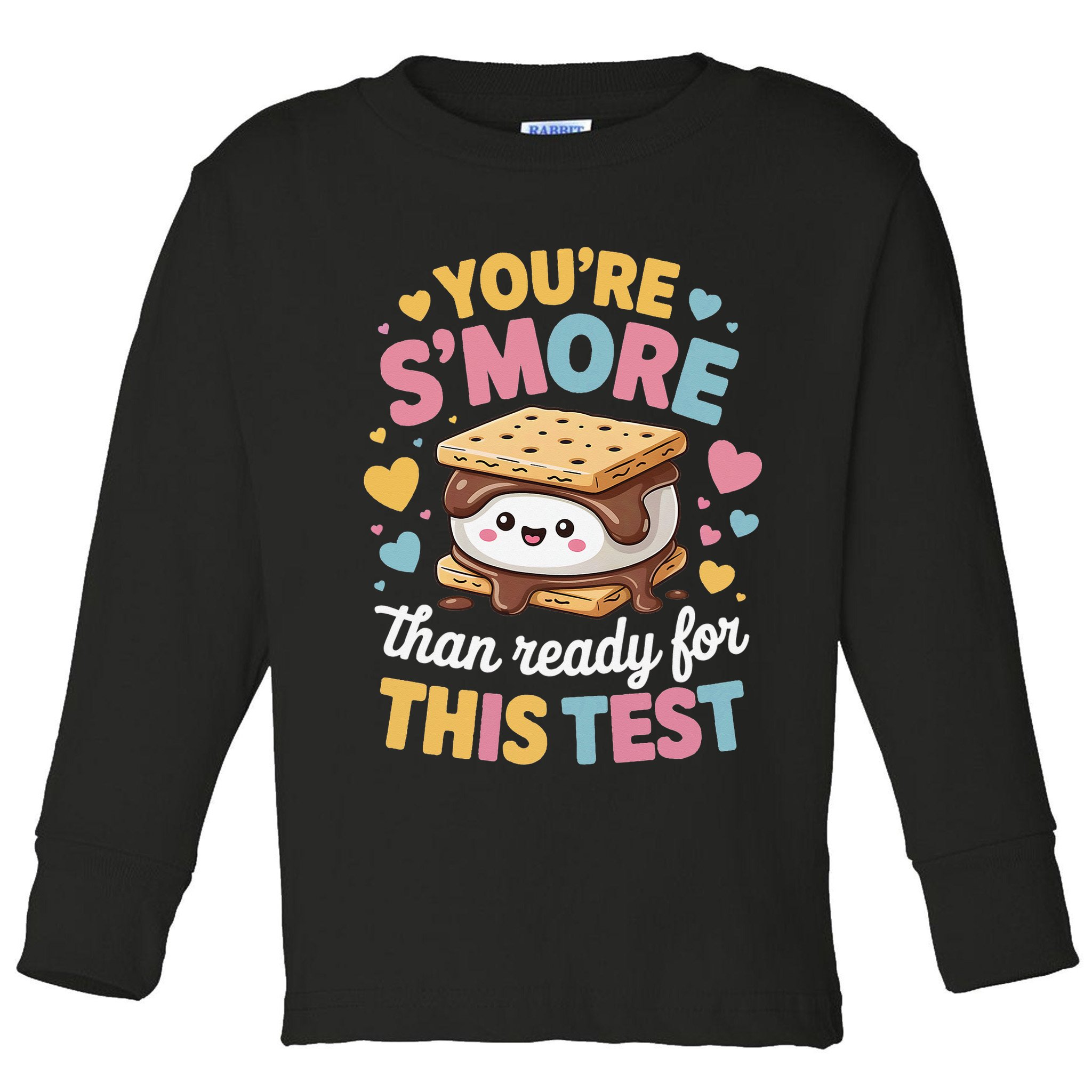 You Are Smore Than Ready For This Test Test Day Teacher Toddler Long Sleeve Shirt