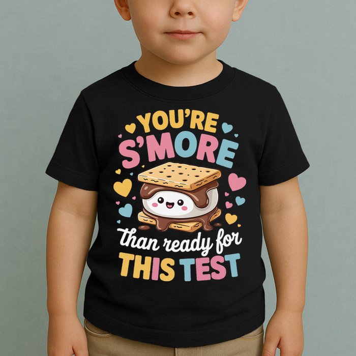 You Are Smore Than Ready For This Test Test Day Teacher Toddler T-Shirt