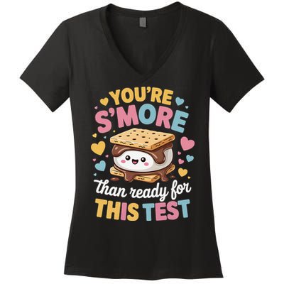 You Are Smore Than Ready For This Test Test Day Teacher Women's V-Neck T-Shirt