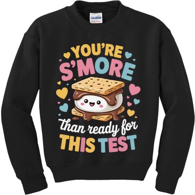 You Are Smore Than Ready For This Test Test Day Teacher Kids Sweatshirt