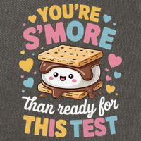 You Are Smore Than Ready For This Test Test Day Teacher Cotton Canvas Backpack