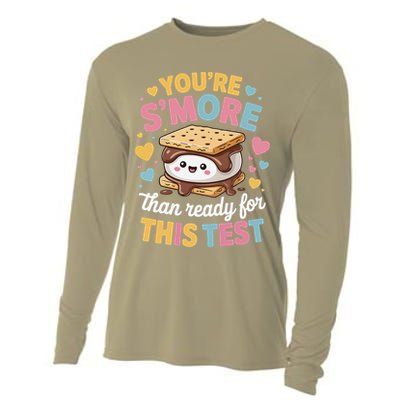 You Are Smore Than Ready For This Test Test Day Teacher Cooling Performance Long Sleeve Crew