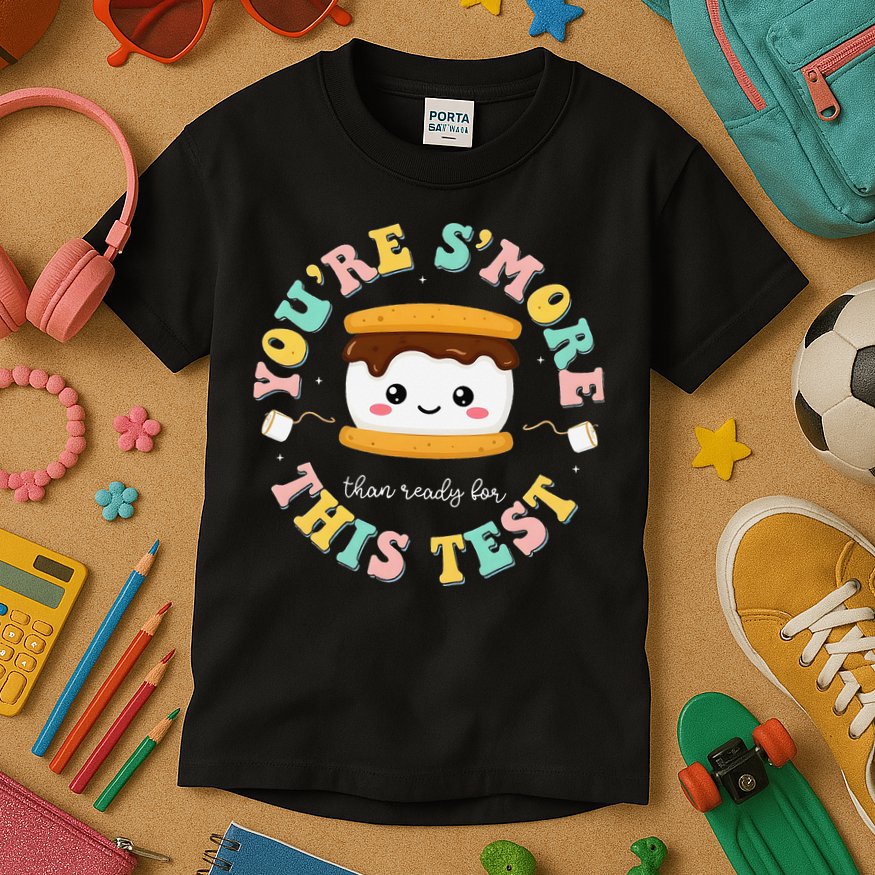 You Are Smore Than A Test Score State Test Day Teacher Kids T-Shirt