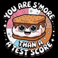 You Are Smore Than Ready For This Test Test Day Teacher 7-Panel Snapback Hat
