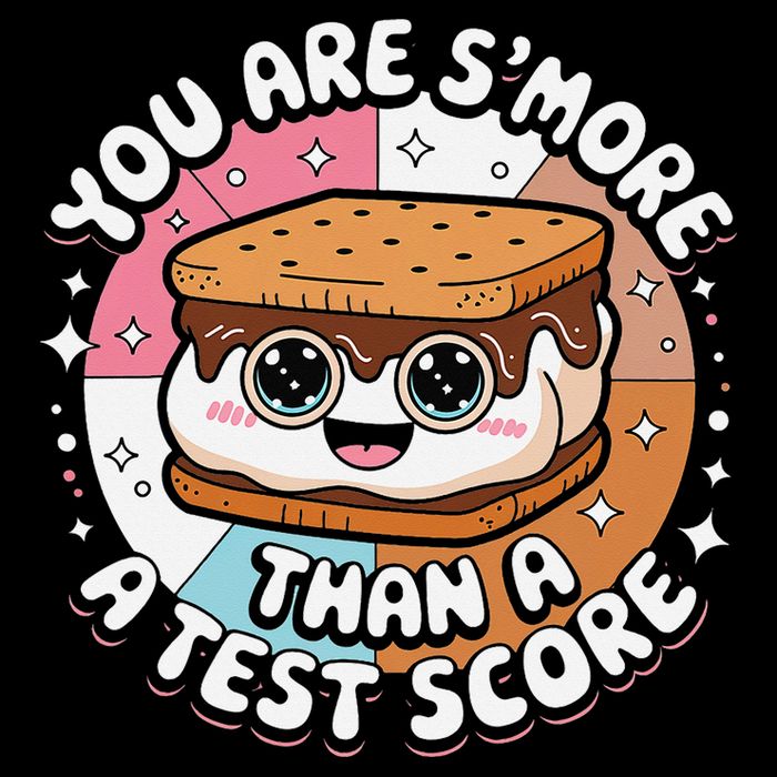 You Are Smore Than Ready For This Test Test Day Teacher 7-Panel Snapback Hat