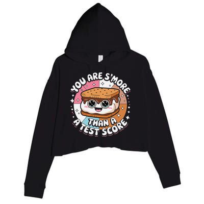 You Are Smore Than Ready For This Test Test Day Teacher Crop Fleece Hoodie